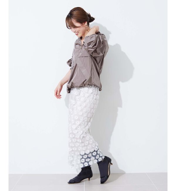 le.coeur blanc「シャイニーナイロンアノラックパーカー」|その他|