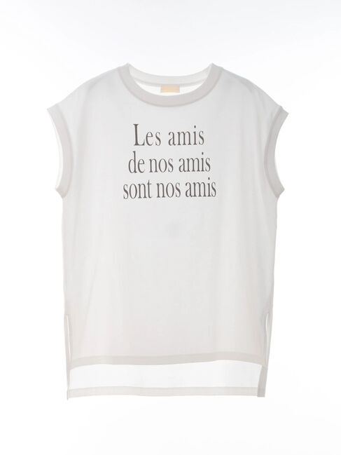 earth music&ecology「フレンチスリーブロゴTシャツ」|Tシャツ・カットソー|