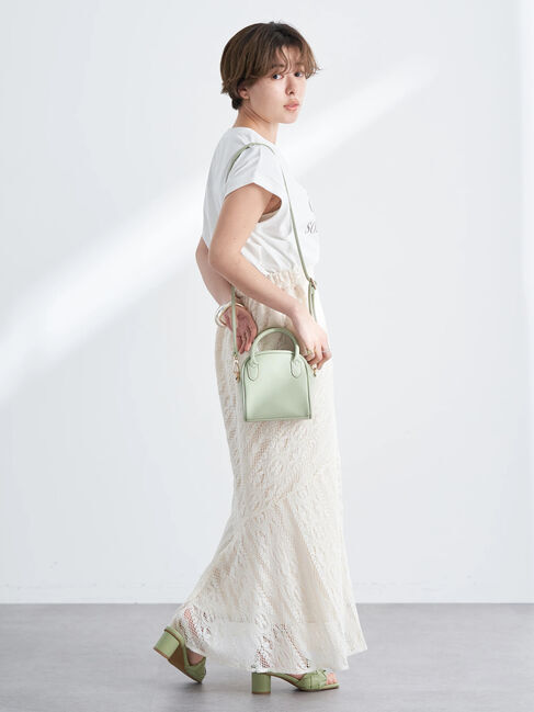 earth music&ecology「フレンチスリーブロゴTシャツ」|Tシャツ・カットソー|