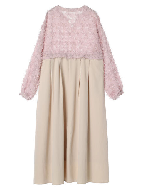 earth music&ecology「ジャガード切替ワンピース」|ワンピース|