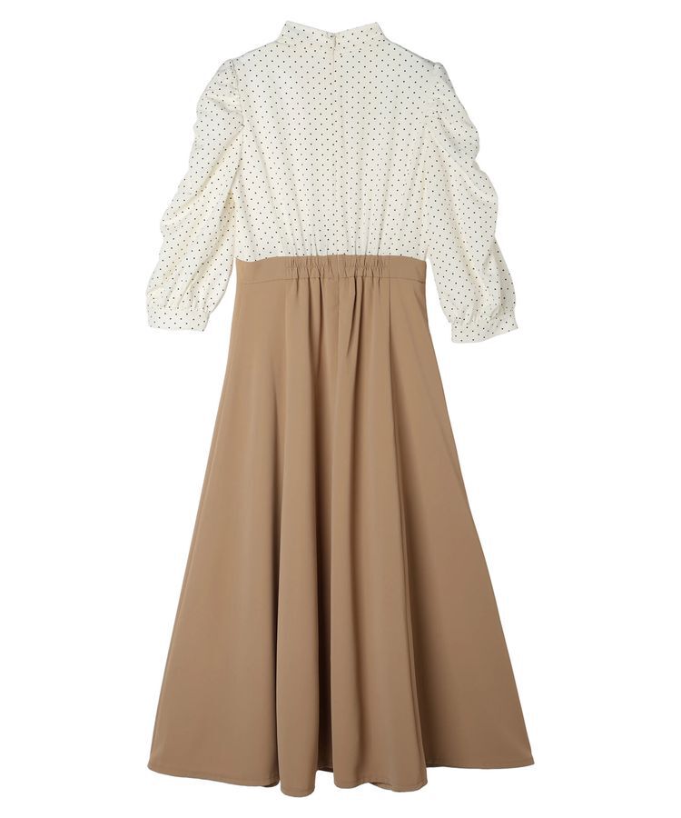 earth music&ecology「ハイウエスト切り替えドッキングフレアワンピース」|ワンピース|