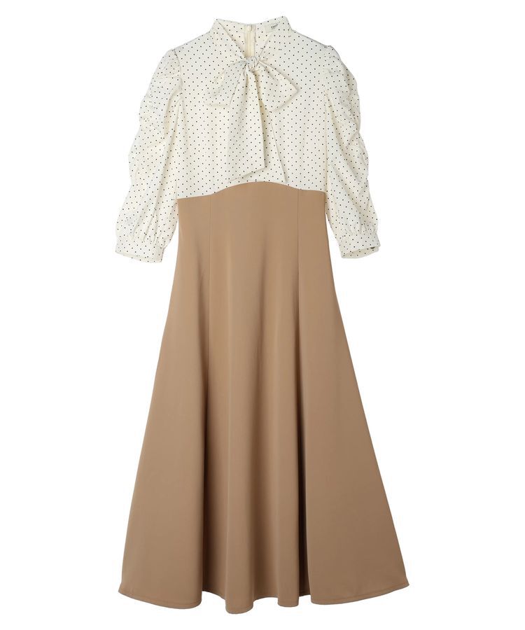 earth music&ecology「ハイウエスト切り替えドッキングフレアワンピース」|ワンピース|