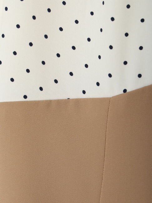 earth music&ecology「ハイウエスト切り替えドッキングフレアワンピース」|ワンピース|