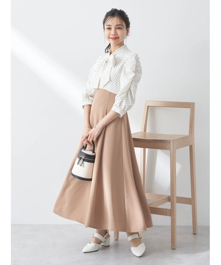 earth music&ecology「ハイウエスト切り替えドッキングフレアワンピース」|ワンピース|Dot