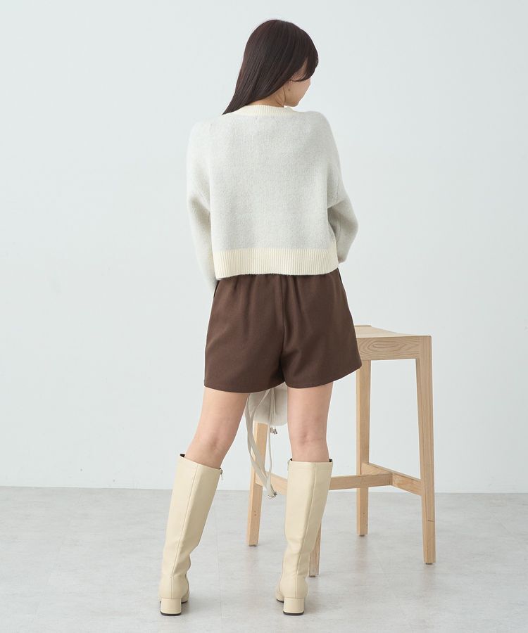 earth music&ecology「ジャガードロゴニットプルオーバー」|ニット・セーター|