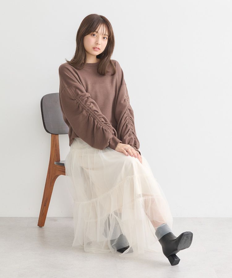 earth music&ecology「ドロストスリーブスウェット」|スウェット・ジャージ|