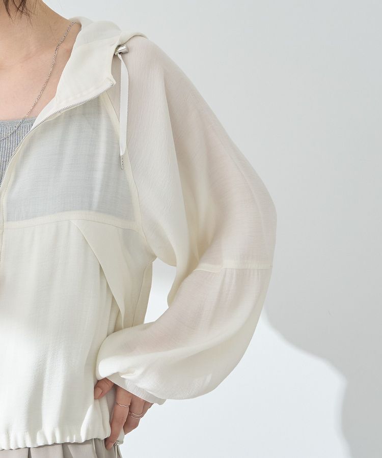 earth music&ecology「シアージップパーカー」|ブルゾン・スタジャン|