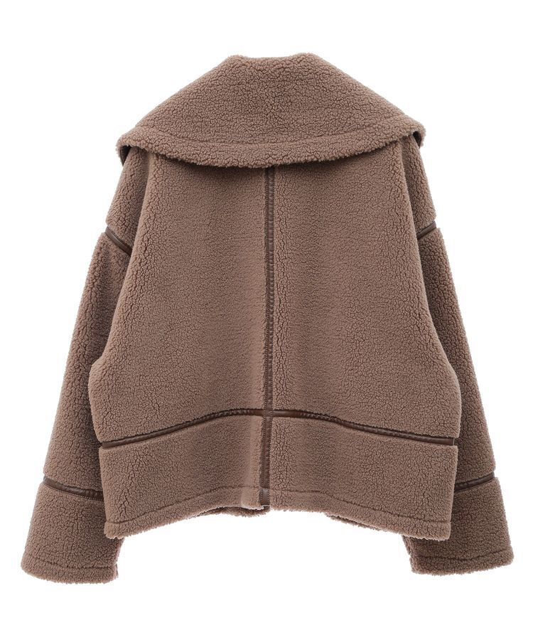 earth music&ecology「ビッグカラーボアフェイスブルゾン」|ブルゾン・スタジャン|