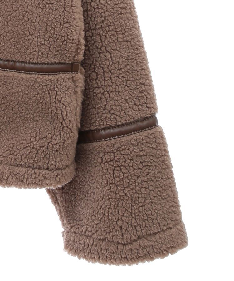 earth music&ecology「ビッグカラーボアフェイスブルゾン」|ブルゾン・スタジャン|