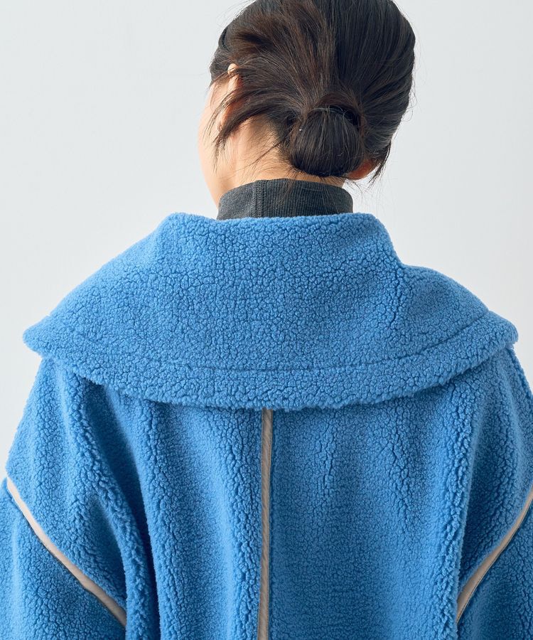 earth music&ecology「ビッグカラーボアフェイスブルゾン」|ブルゾン・スタジャン|