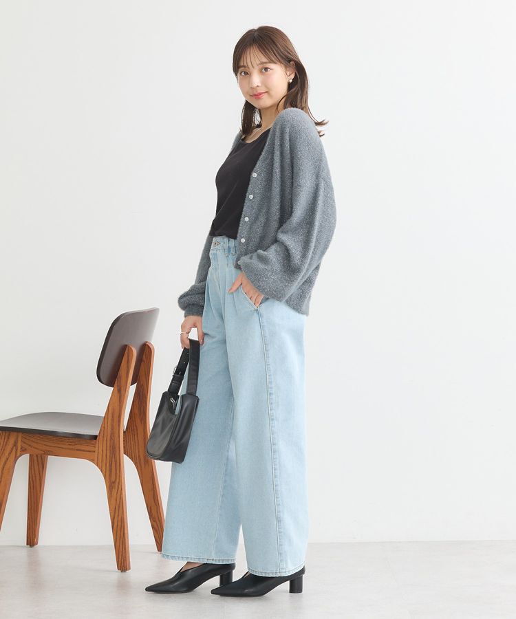earth music&ecology「ミニラメシャギーカーディガン」|カーディガン|