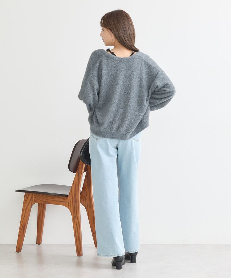 earth music&ecology「ミニラメシャギーカーディガン」|カーディガン|