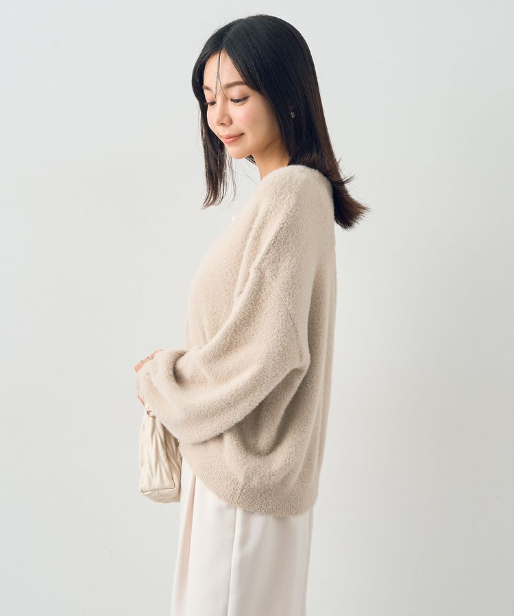 earth music&ecology「ミニラメシャギーカーディガン」|カーディガン|