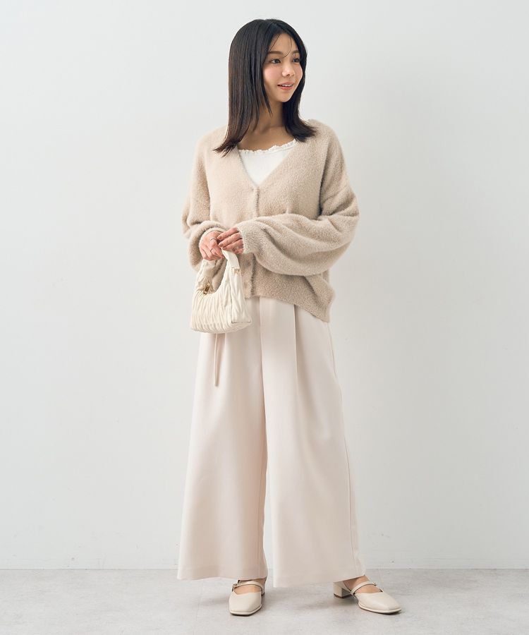 earth music&ecology「ミニラメシャギーカーディガン」|カーディガン|