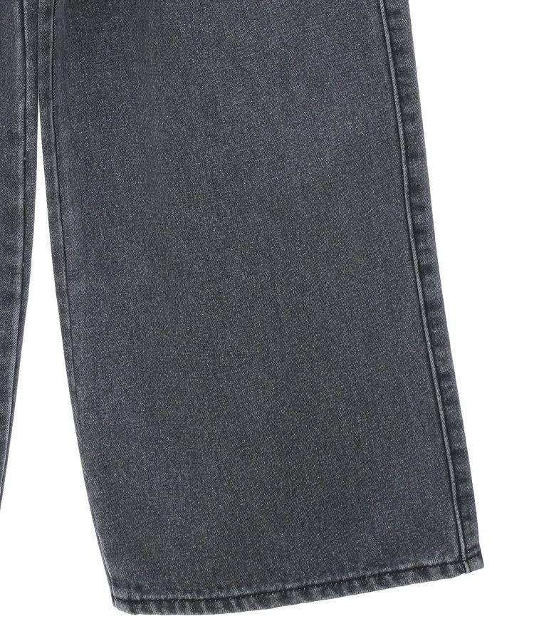 earth music&ecology「ダブルタックワイドデニムパンツ」|デニム|