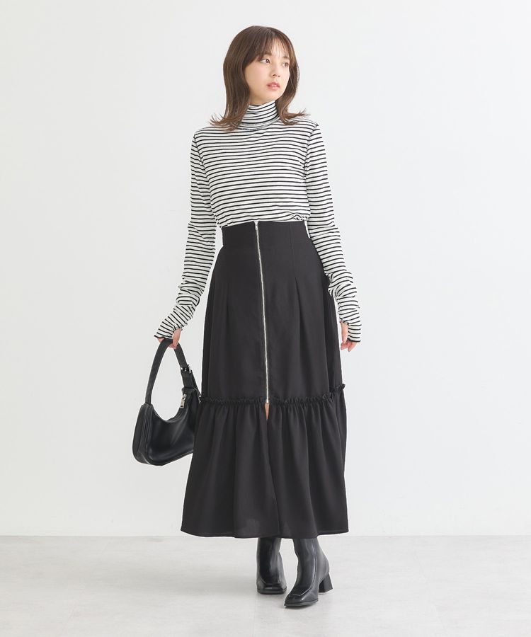 earth music&ecology「リブタートルネックプルオーバー」|Tシャツ・カットソー|