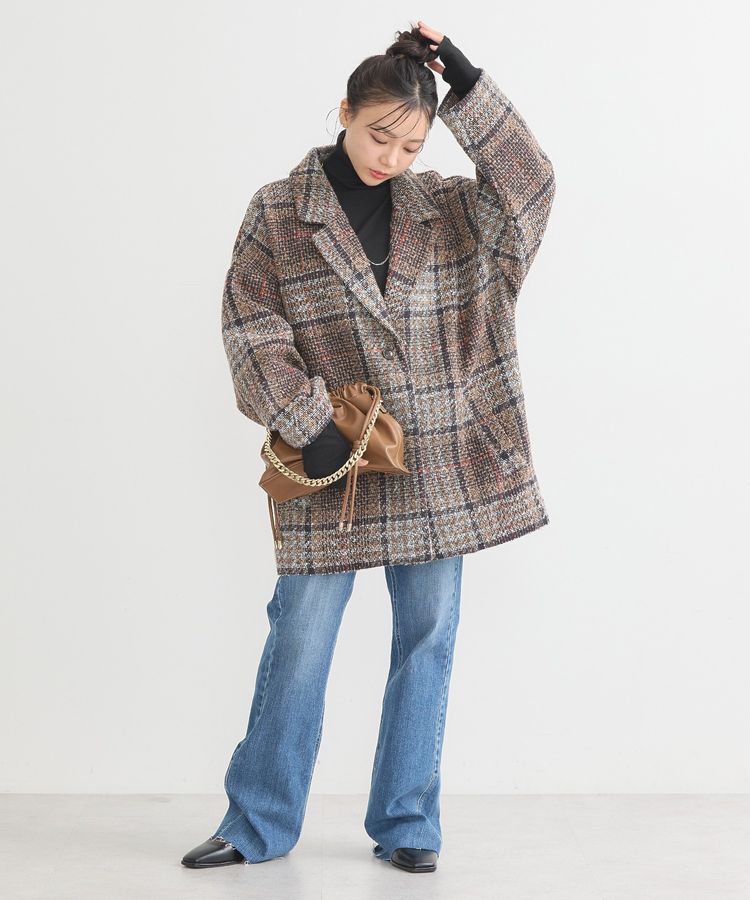 earth music&ecology「リブタートルネックプルオーバー」|Tシャツ・カットソー|