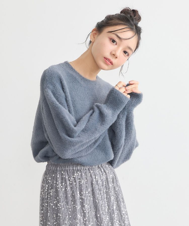 earth music&ecology「ミニシャギープルオーバー」|ニット・セーター|