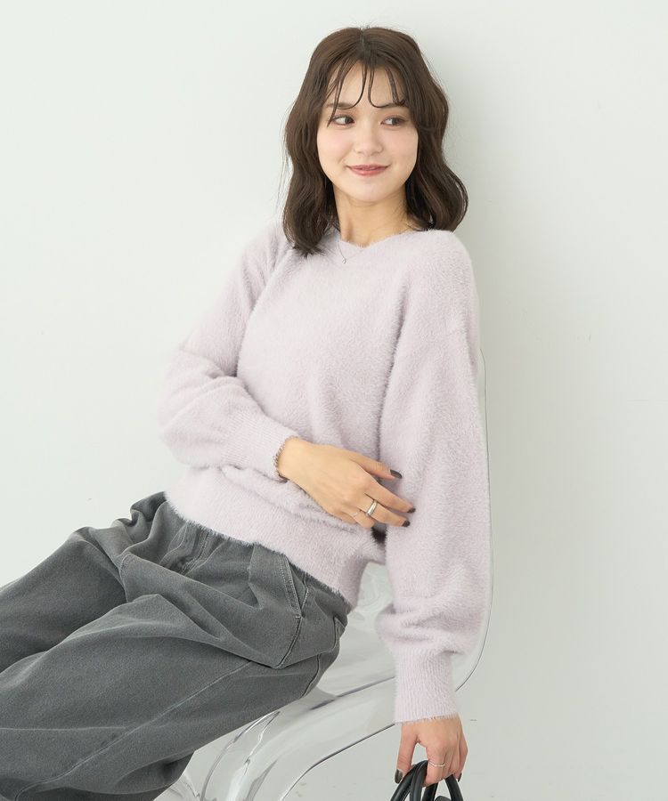 earth music&ecology「ミニシャギープルオーバー」|ニット・セーター|