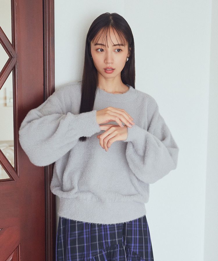 earth music&ecology「ミニシャギープルオーバー」|ニット・セーター|