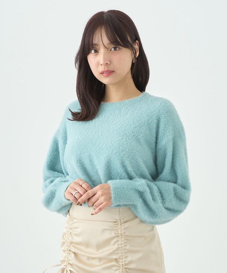 earth music&ecology「ミニシャギープルオーバー」|ニット・セーター|