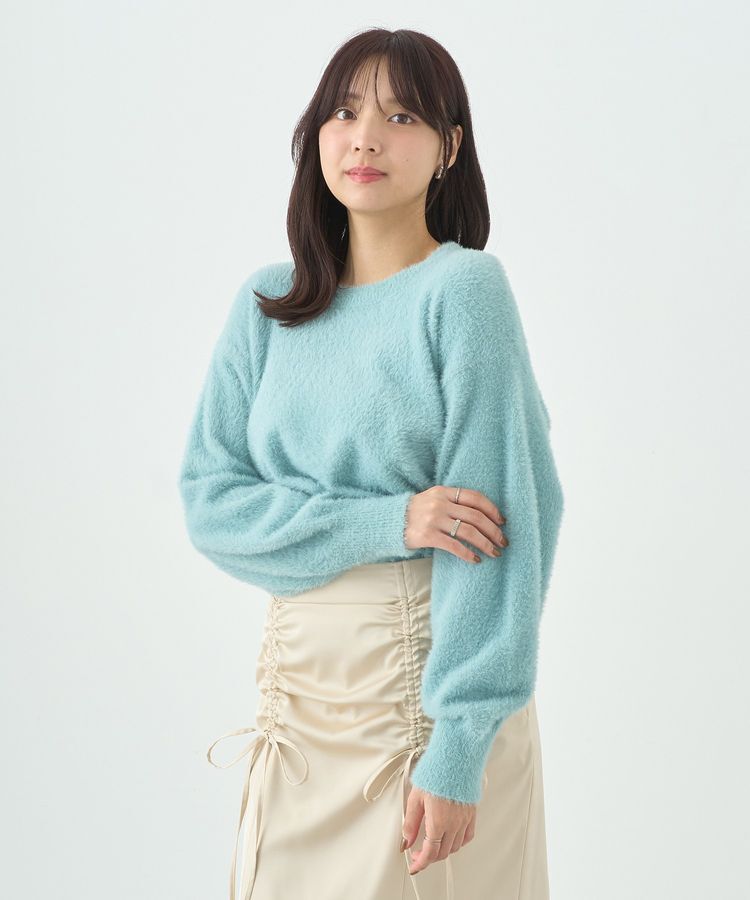 earth music&ecology「ミニシャギープルオーバー」|ニット・セーター|