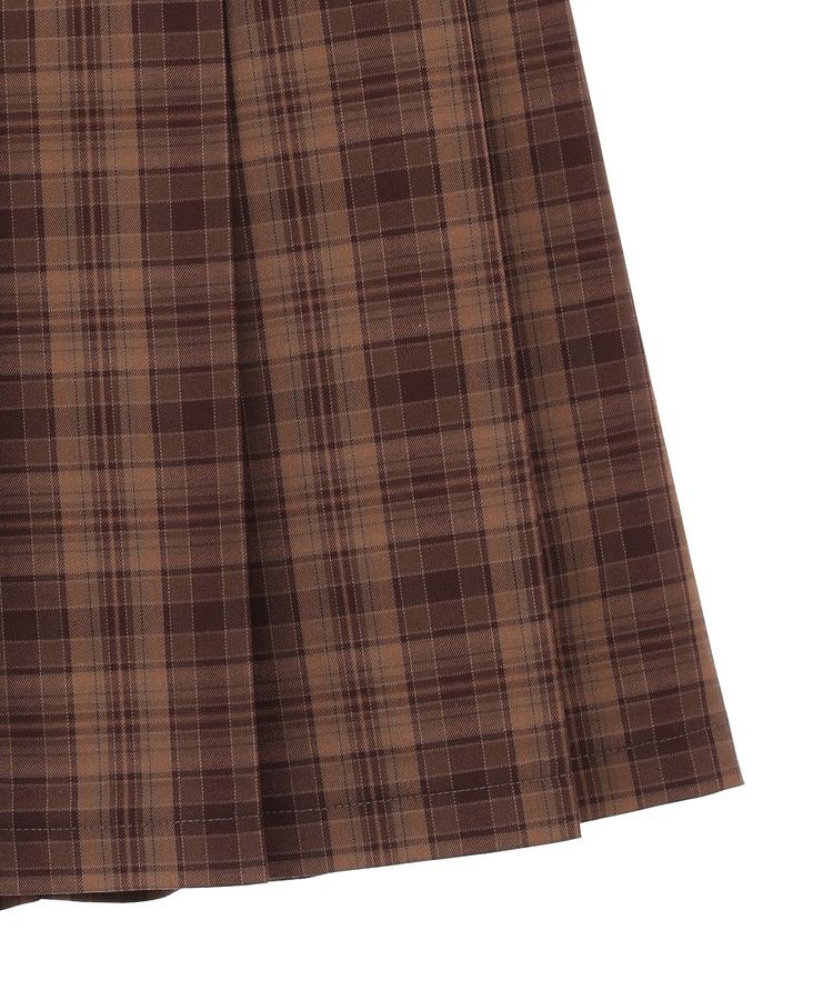 earth music&ecology「ベルト付きプリーツミニスカート」|スカート|