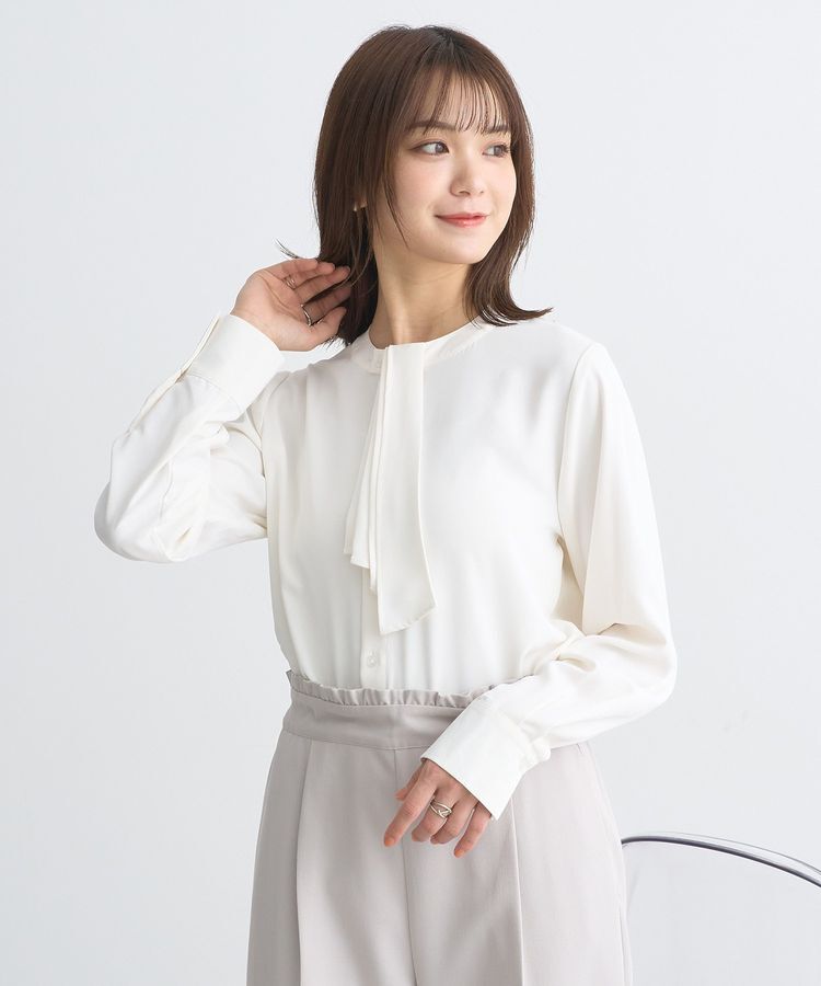 earth music&ecology「2WAYボウタイブラウス」|シャツ・ブラウス|