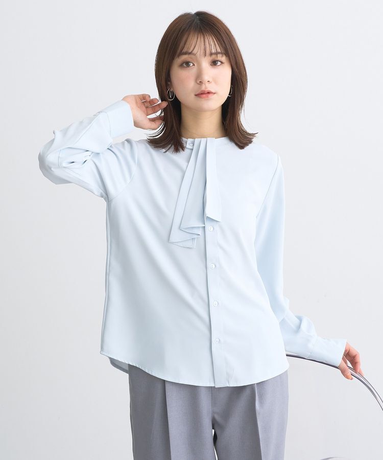 earth music&ecology「2WAYボウタイブラウス」|シャツ・ブラウス|
