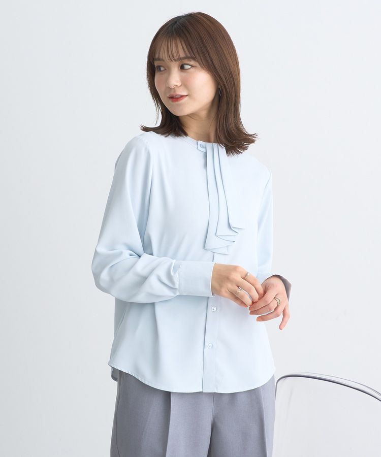 earth music&ecology「2WAYボウタイブラウス」|シャツ・ブラウス|