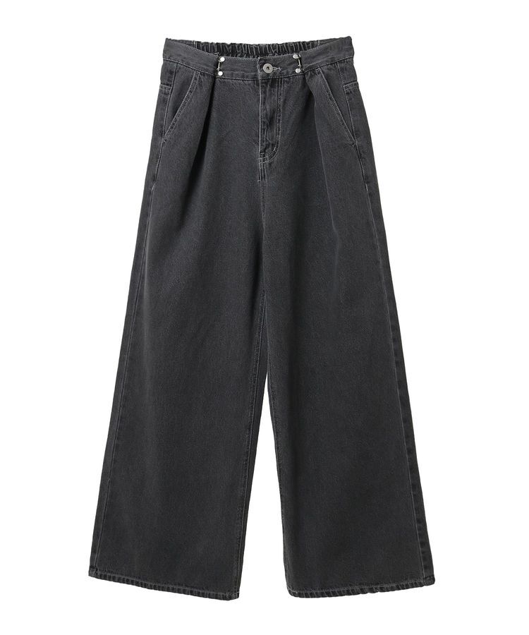 earth music&ecology「タックホックデニムパンツ」|デニム|