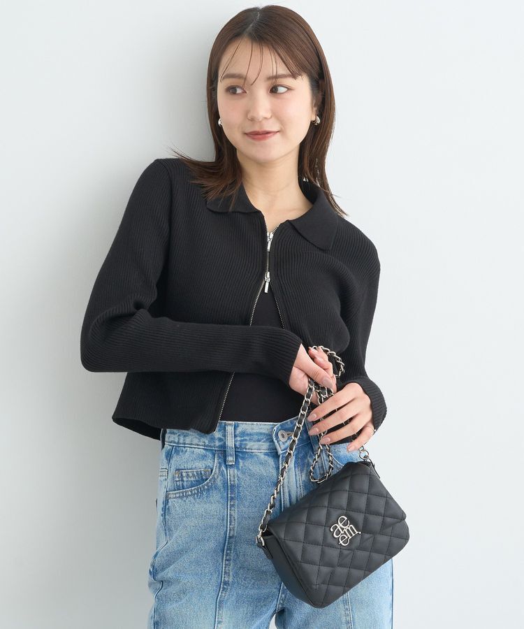 earth music&ecology「エンブレムロゴチェーンショルダーバッグ」|ショルダー・メッセンジャー|