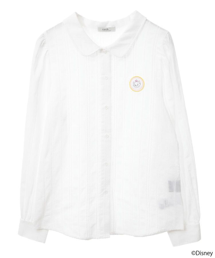 earth music&ecology「Disney/Marie/ワッペンブラウス」|シャツ・ブラウス|