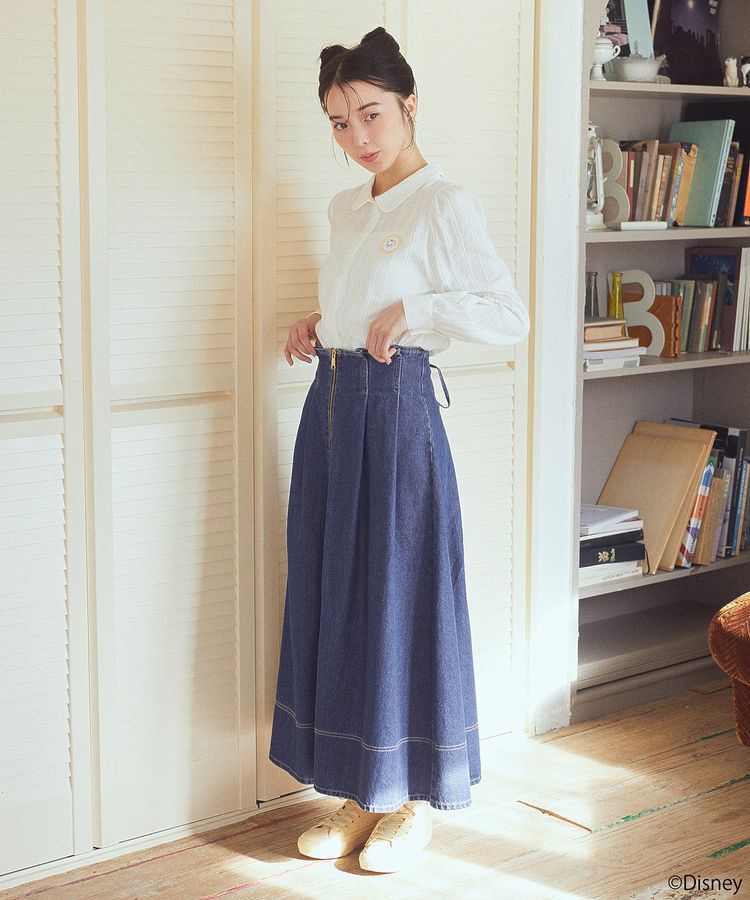 earth music&ecology「Disney/Marie/ワッペンブラウス」|シャツ・ブラウス|