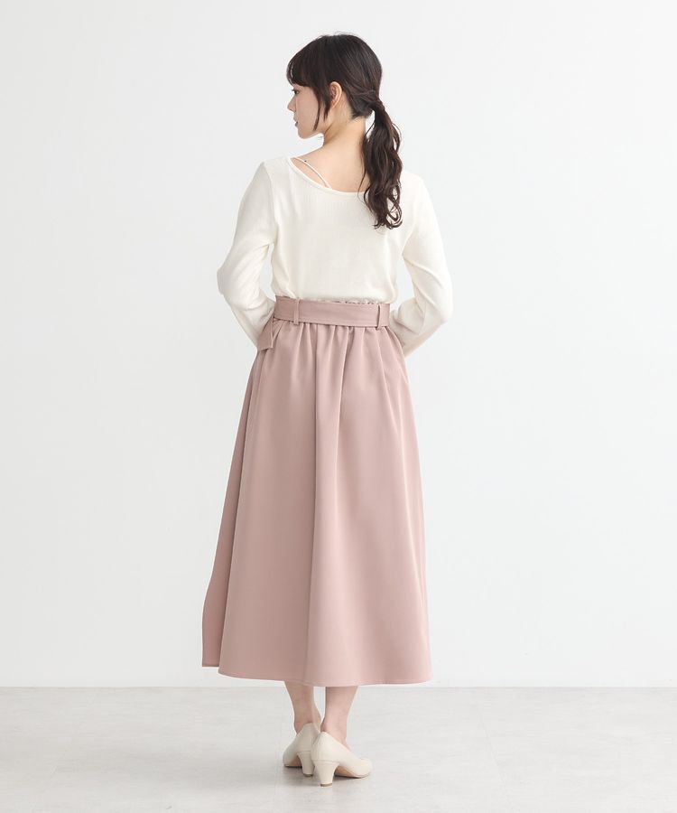 earth music&ecology「チュールドッキングイレヘムスカート」|フレア|