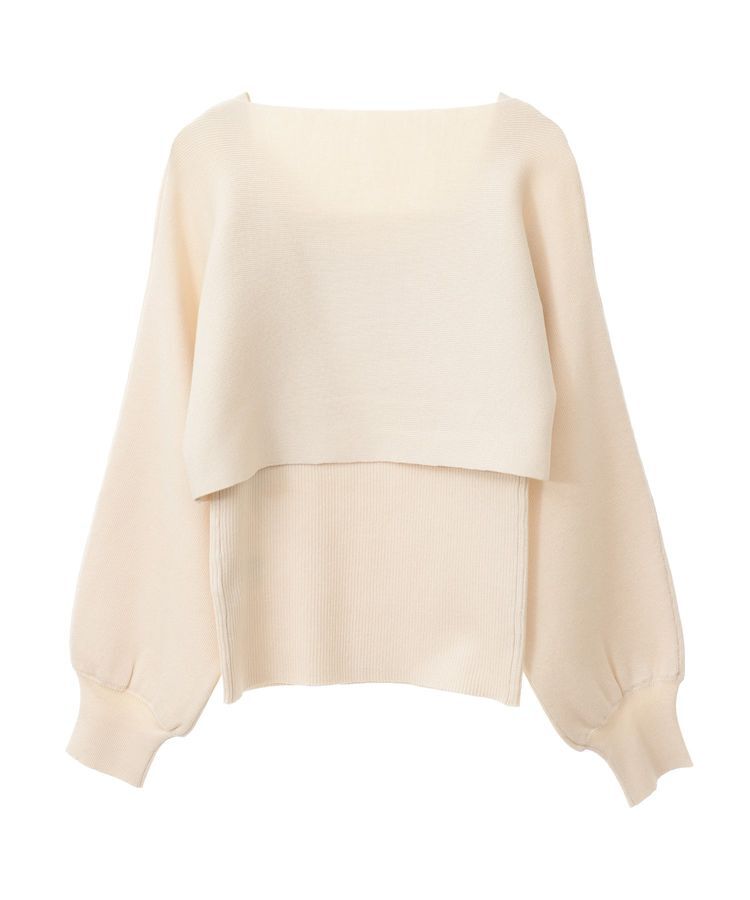 earth music&ecology「リボンニットアンサンブル」|ニット・セーター|