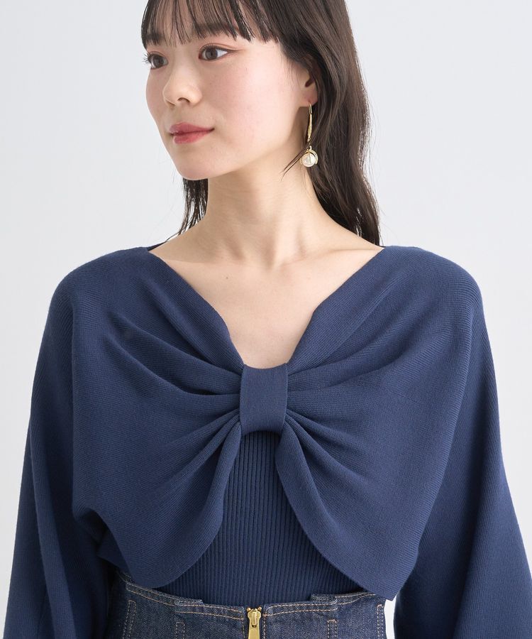 earth music&ecology「リボンニットアンサンブル」|ニット・セーター|