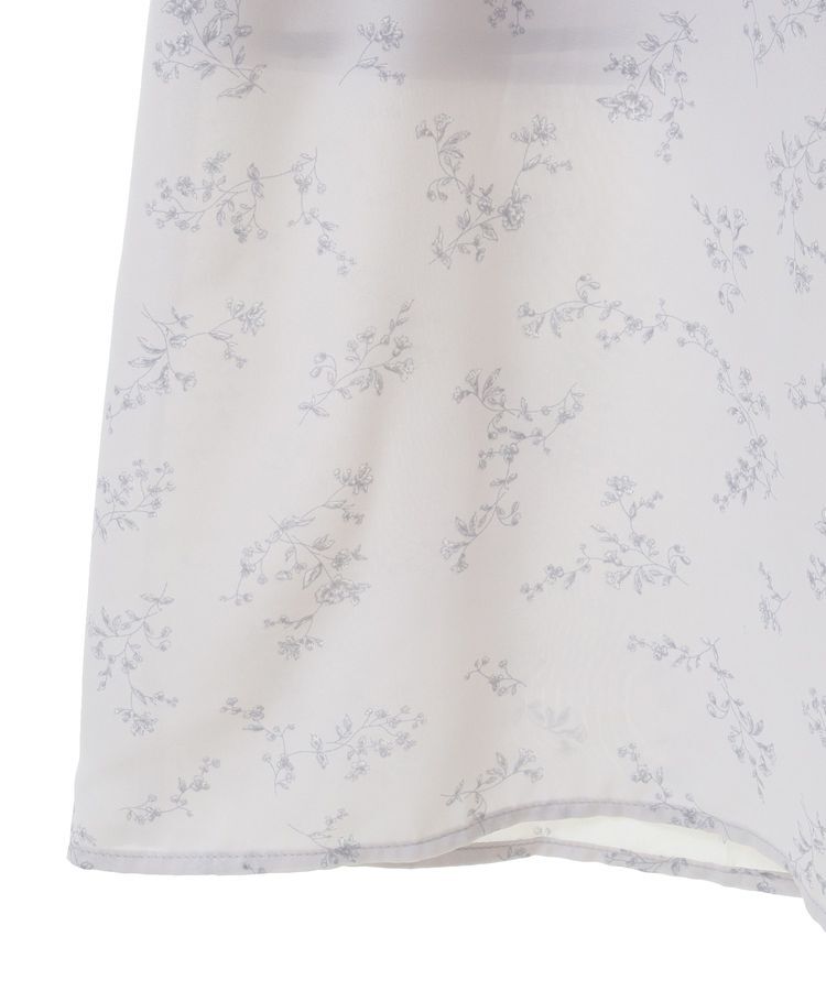 earth music&ecology「ラッフルショルダーフラワーワンピース」|ワンピース|