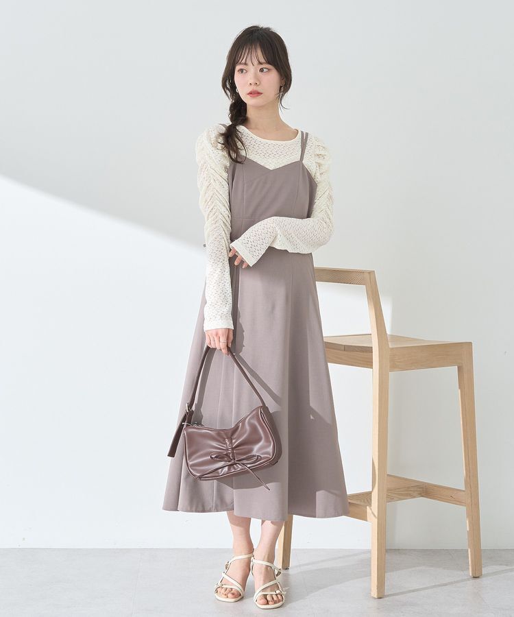 earth music&ecology「リボンドロストハンドバッグ」|ハンドバッグ|