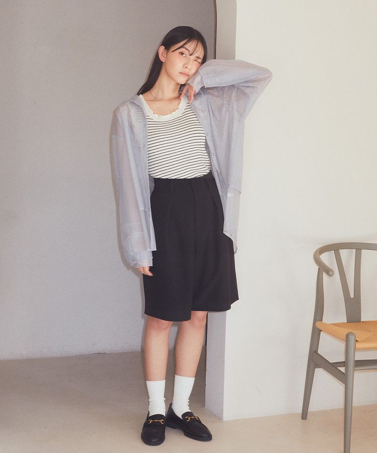 earth music&ecology「タックハーフパンツ」|その他|