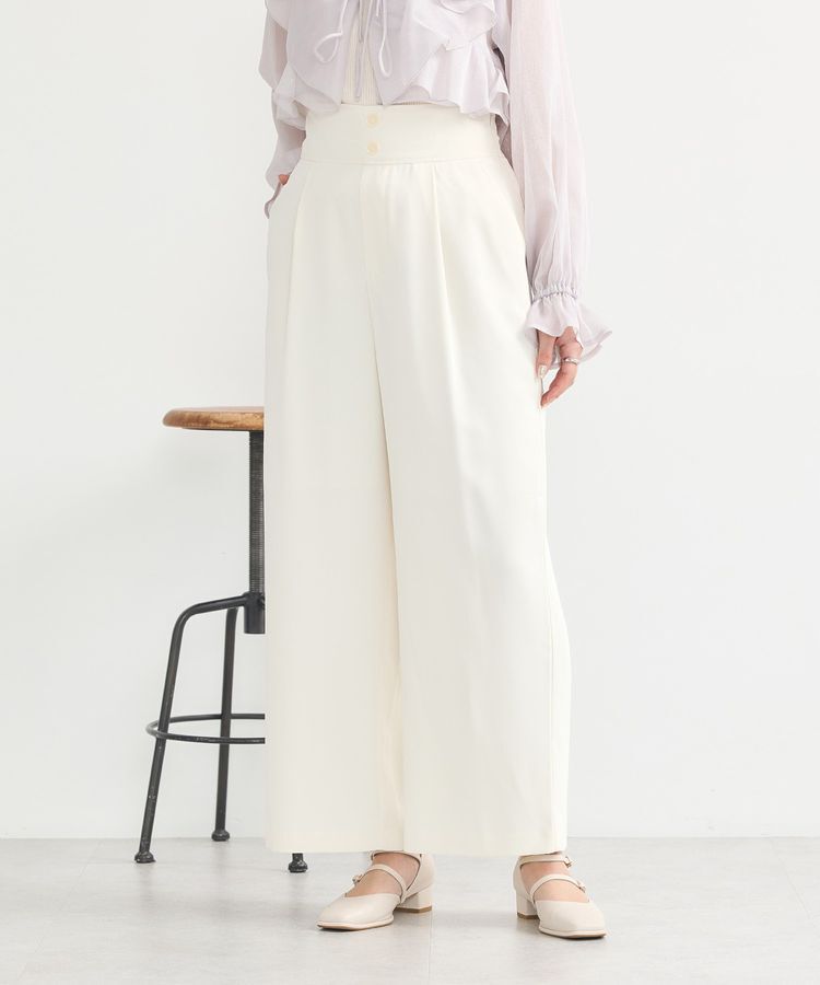 earth music&ecology「ハイウエストワイドパンツ」|その他|