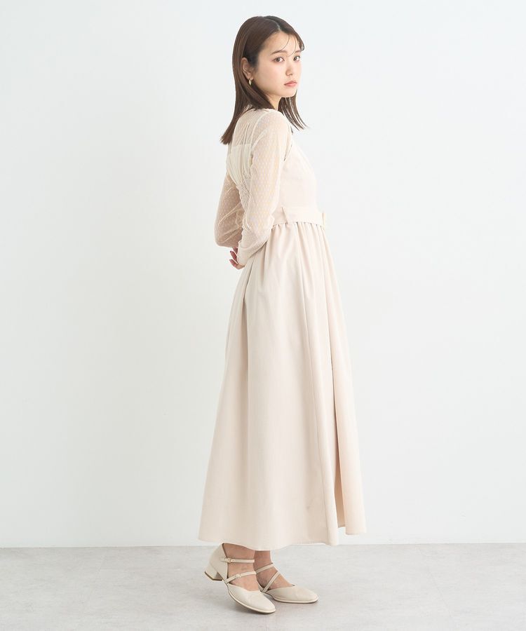 earth music&ecology「ベルト付きキャミワンピース」|ワンピース|