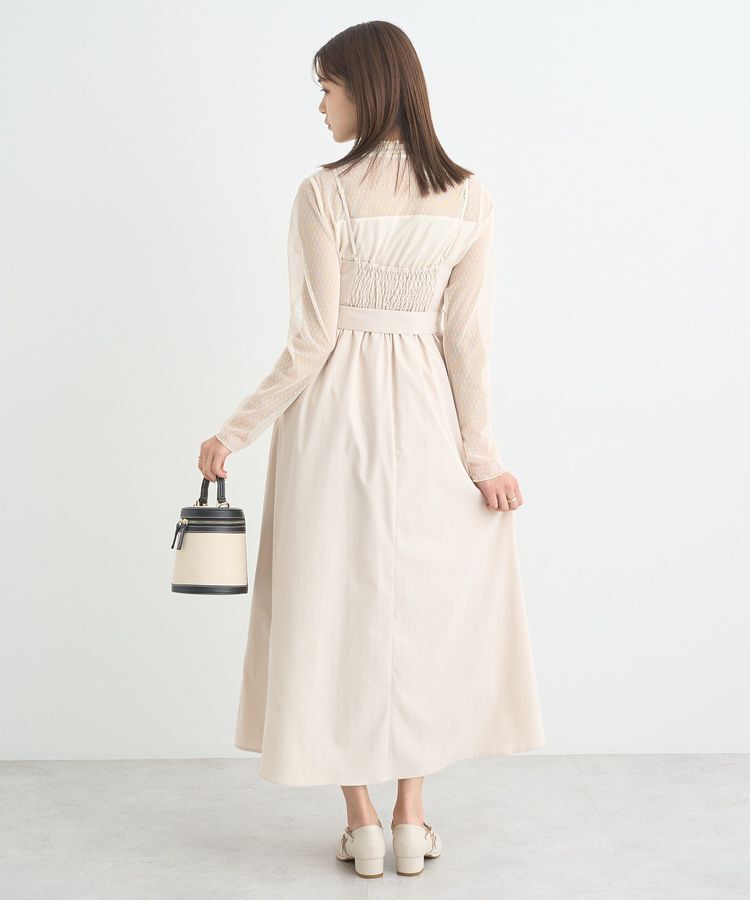 earth music&ecology「ベルト付きキャミワンピース」|ワンピース|