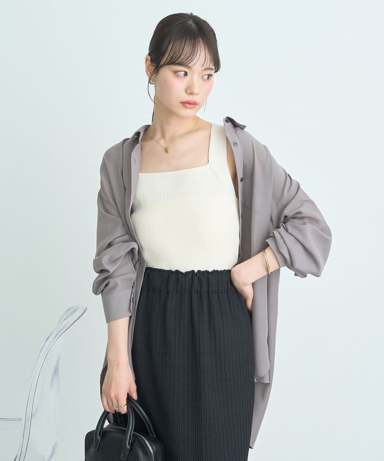 earth music&ecology「シアーシャツ」|シャツ・ブラウス|