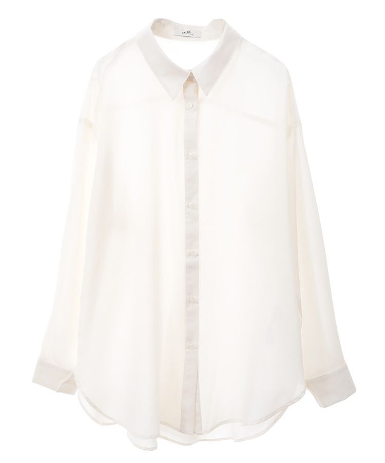 earth music&ecology「シアーシャツ」|シャツ・ブラウス|