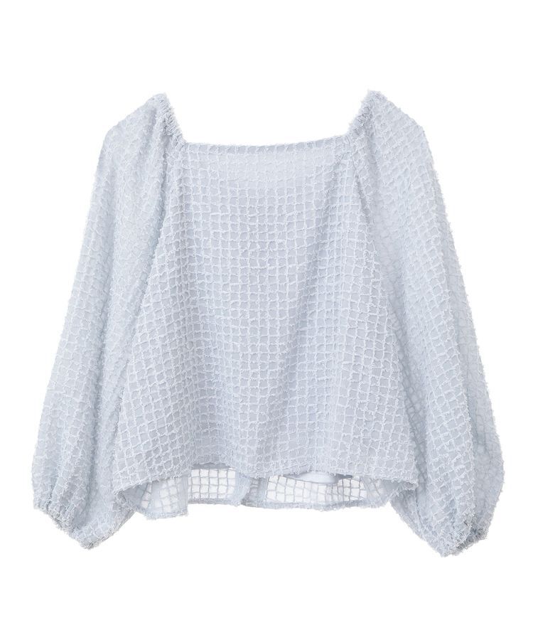 earth music&ecology「前後2wayミニフリンジブラウス」|シャツ・ブラウス|