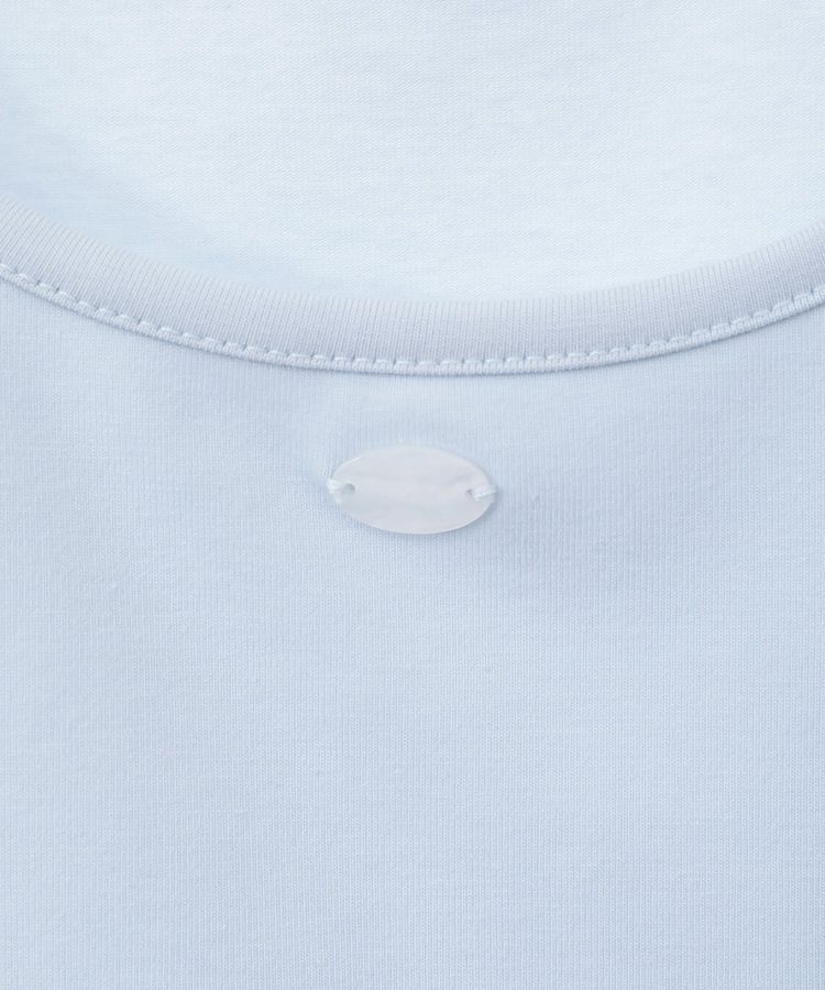 earth music&ecology「ロゴプレート付きパフスリーブプルオーバー」|Tシャツ・カットソー|