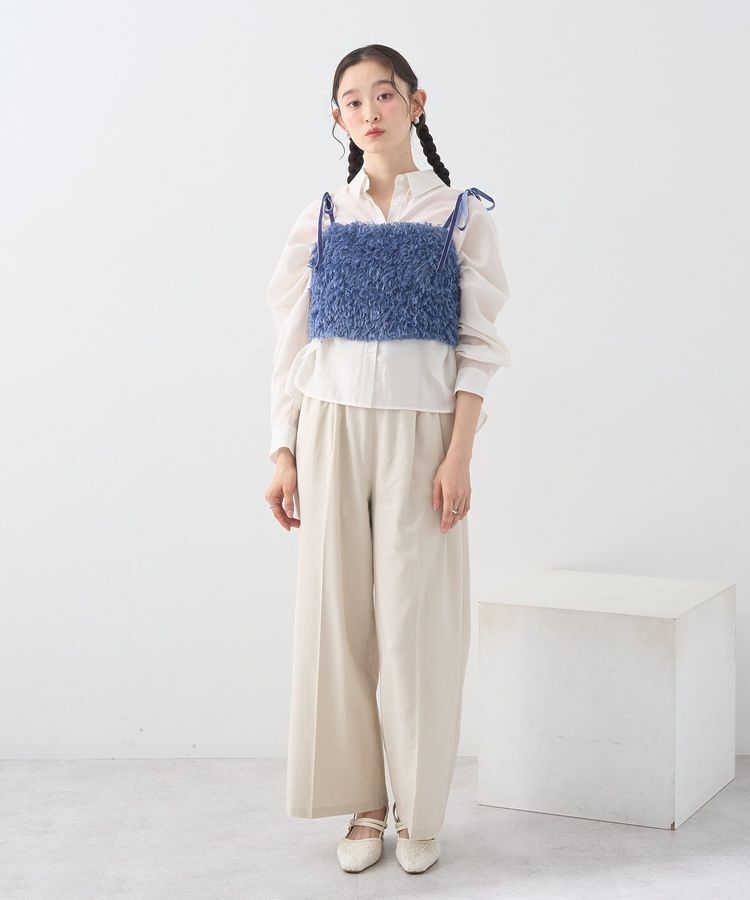 earth music&ecology「ワイドシルエットシアーシャツ」|シャツ・ブラウス|