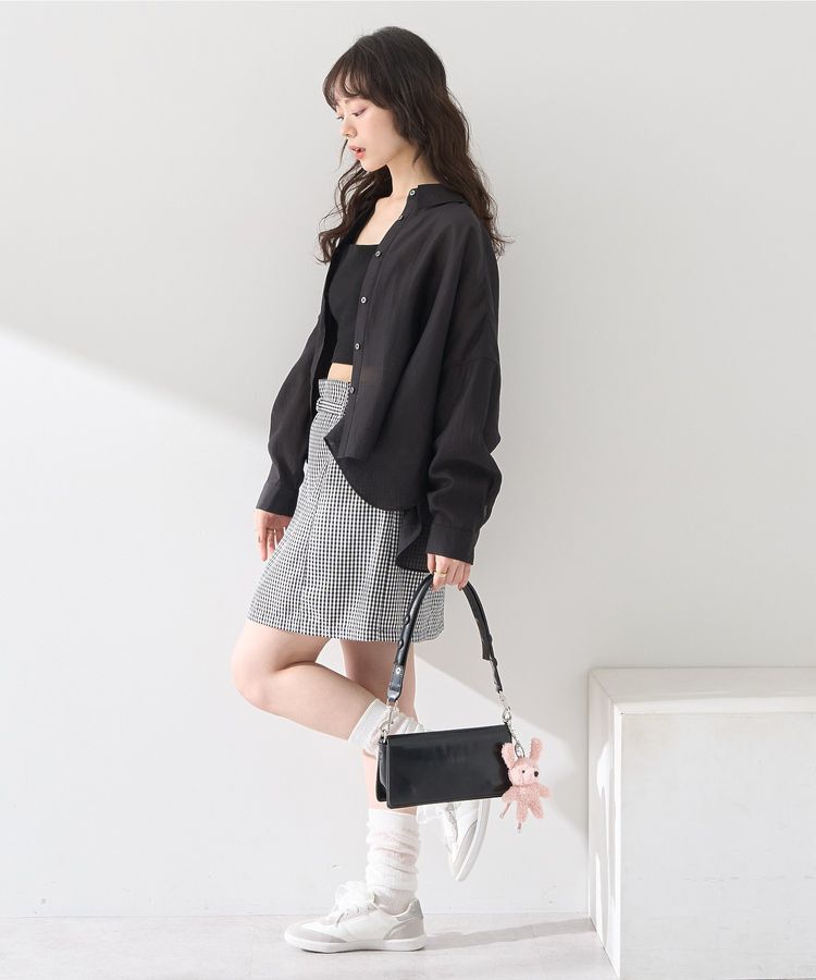 earth music&ecology「ワイドシルエットシアーシャツ」|シャツ・ブラウス|