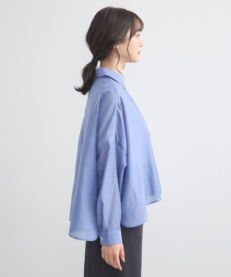 earth music&ecology「ワイドシルエットシアーシャツ」|シャツ・ブラウス|